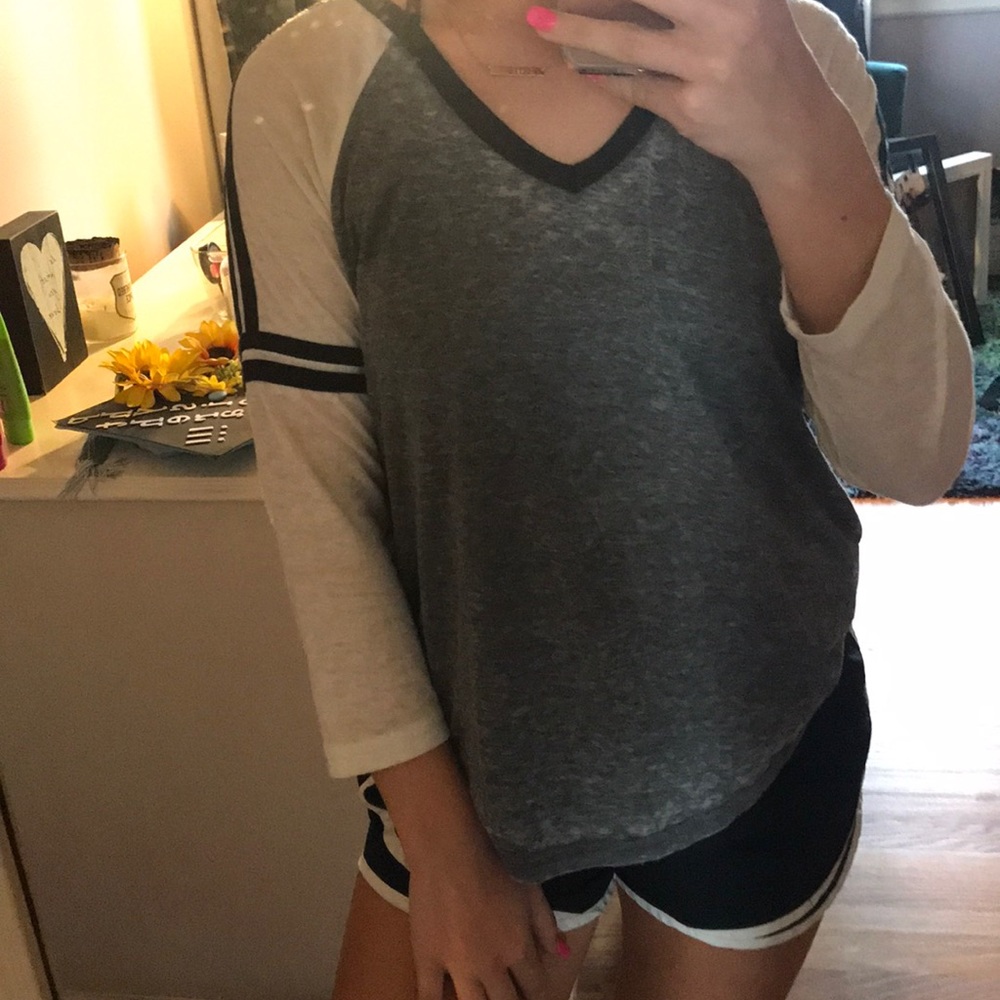 3/4 sleeve soft shirt from Forever 21